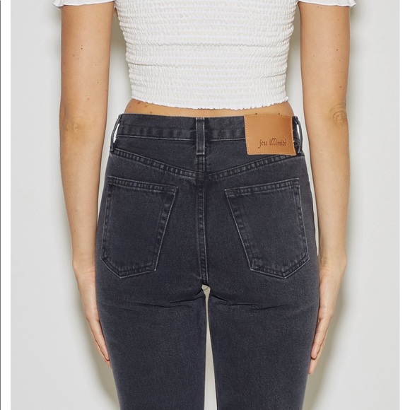 Classic High-Waisted Vintage Black Denim 26 - Picture 4 of 5